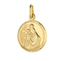 Złoty Medalik Szkaplerzny w Kole pr. 585 - JubilerSezam.pl