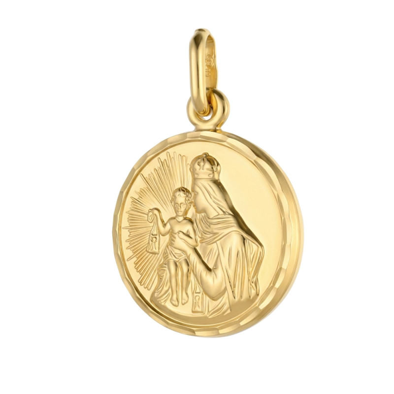 Złoty Medalik Szkaplerzny w Kole pr. 585 - JubilerSezam.pl