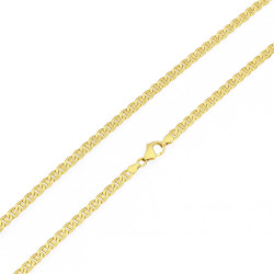 Łańcuszek złoty splot typu gucci, złoto 585