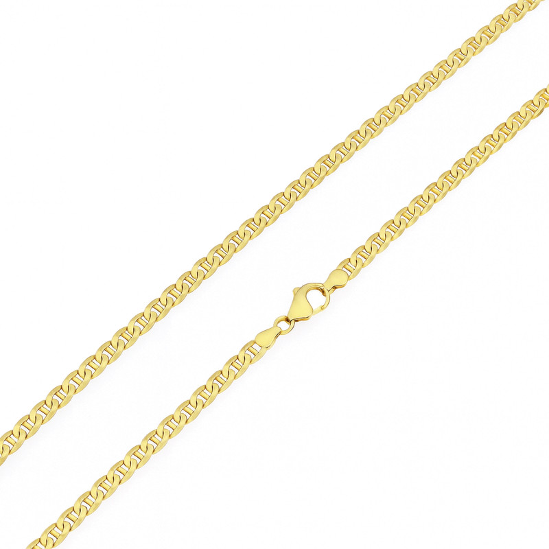 Łańcuszek złoty splot typu gucci, złoto 585