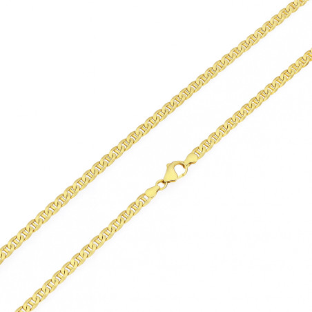 Łańcuszek złoty splot typu gucci, złoto 585