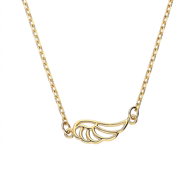 Złoty Naszyjnik Skrzydło Ażurowe - JubilerSezam.pl