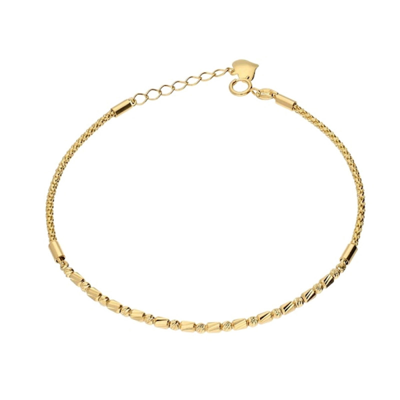 Złota Bransoletka Kulki i Walce Coreana - JubilerSezam.pl