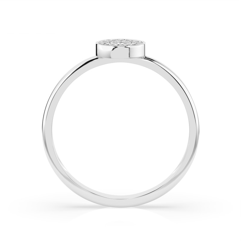 Pierścionek Iluzja z Diamentami KB 101-10075-W-0.07