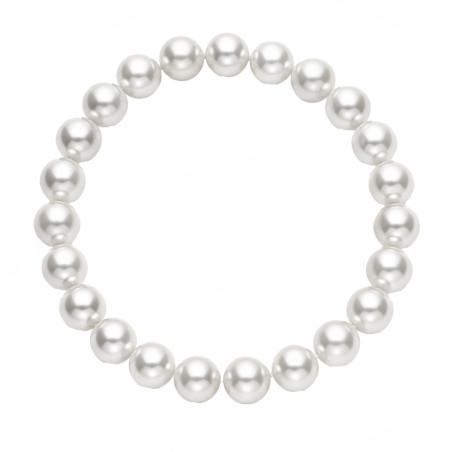 Bransoletka z perłami 8,5 mm na elastycznej gumce