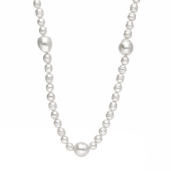 Naszyjnik z perłami barokowymi 5-12 mm