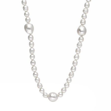 Naszyjnik z perłami barokowymi 5-12 mm