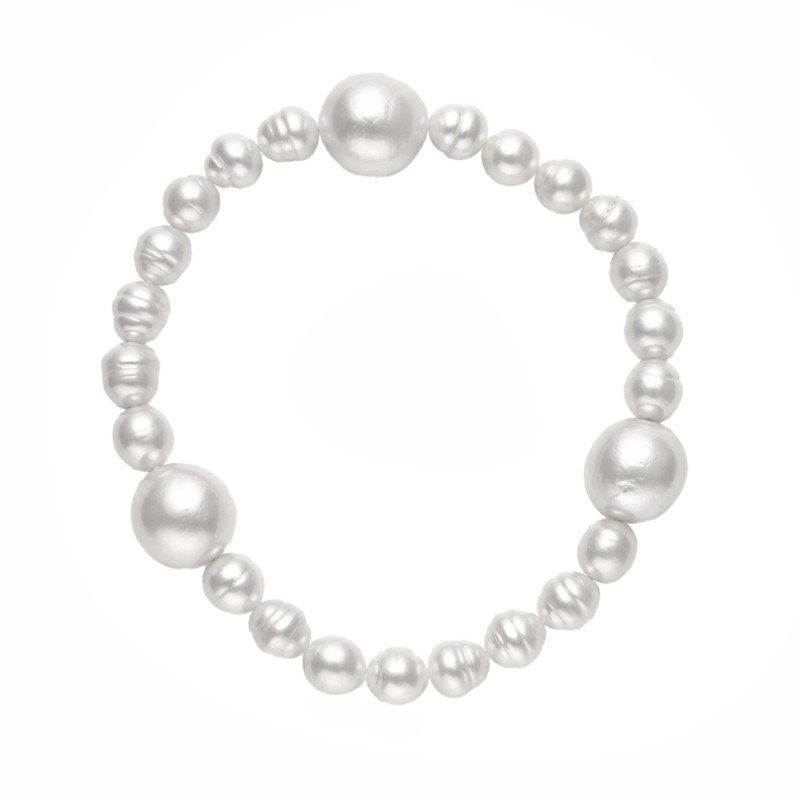 Bransoletka z perłami barokowymi od 5-12 mm