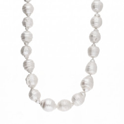 Naszyjnik z perłami barok 10-12 mm