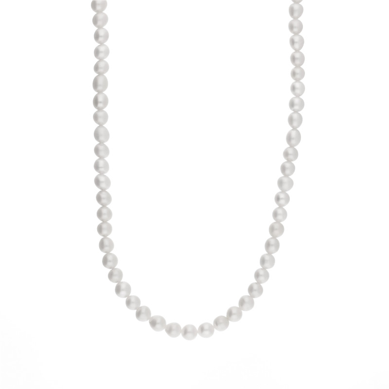 Naszyjnik z perłami, zapięcie ze srebra 925