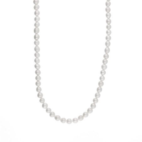Naszyjnik z perłami, zapięcie ze srebra 925
