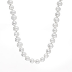 Naszyjnik z pereł barokowych, zapięcie srebro 925
