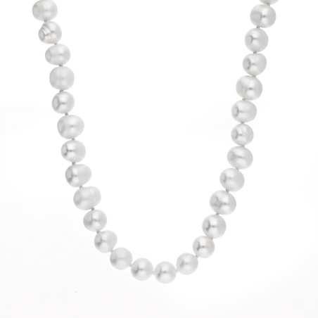 Naszyjnik z pereł barokowych, zapięcie srebro 925
