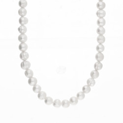 Naszyjnik z perłami barokowymi 7-8 mm, zapięcie srebro 925