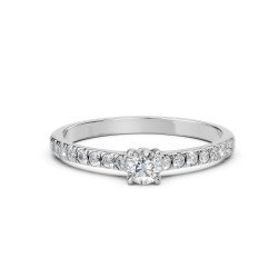 Pierścionek Soliter Wieczność z diamentami 101-10094-W-0.2