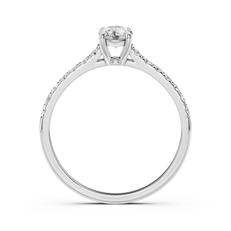 Pierścionek Soliter Wieczność z Diamentami KB 101-10094-W-0.4