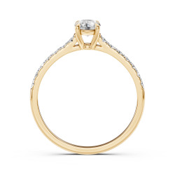 Pierścionek Soliter Wieczność z diamentami 101-10094-Y-0.4