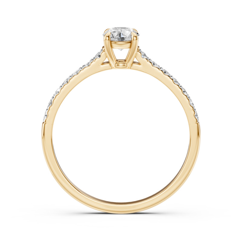 Pierścionek Soliter Wieczność z Diamentami KB 101-10094-Y-0.4