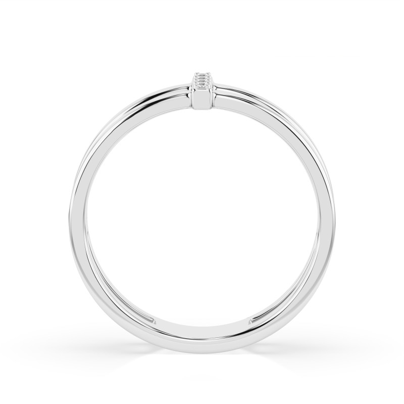 Pierścionek Minimalizm z Diamentami KB 101-10069-W-0.04