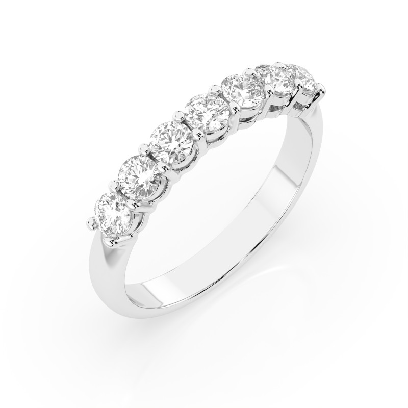 Pierścionek Wieczność z diamentami 101-10098-W-0.7 - Jubiler Sezam