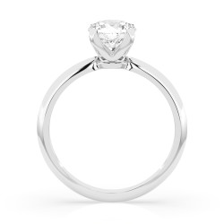 Pierścionek Soliter z diamentem 101-10089-W-1.0 - Jubiler Sezam