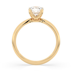 Pierścionek Soliter z diamentem 101-10089-Y-1.0 - Jubiler Sezam