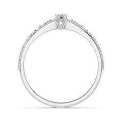 Pierścionek Soliter Wieczność z diamentami 101-10116/2-W-0.1