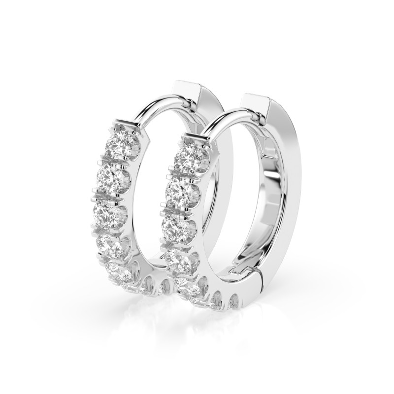 Kolczyki Wieczność z Diamentami KB 102-10109-W-0.42