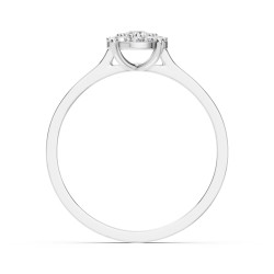 Pierścionek Soliter Wieczność z diamentami 101-10017/1-W-0.15