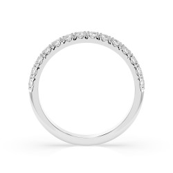 Pierścionek Wieczność z diamentami 101-10112-W-0.42 - Jubiler Sezam