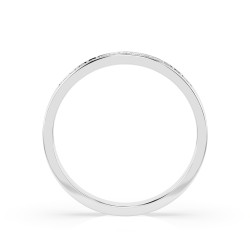 Pierścionek Wieczność z diamentami 101-10065-W-0.04 - Jubiler Sezam