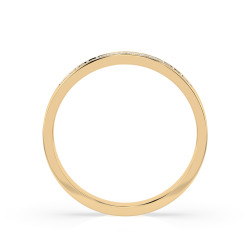 Pierścionek Wieczność z diamentami 101-10065-Y-0.04 - Jubiler Sezam