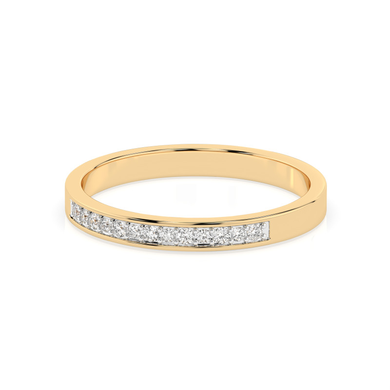 Pierścionek Wieczność z diamentami 101-10065-Y-0.04 - Jubiler Sezam