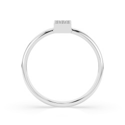 Pierścionek Iluzja z diamentami 101-10063-W-0.05 - Jubiler Sezam