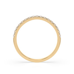 Pierścionek Wieczność z diamentami 101-10111-Y-0.26 - Jubiler Sezam