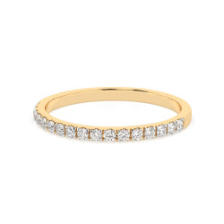 Pierścionek Wieczność z diamentami 101-10111-Y-0.26 - Jubiler Sezam