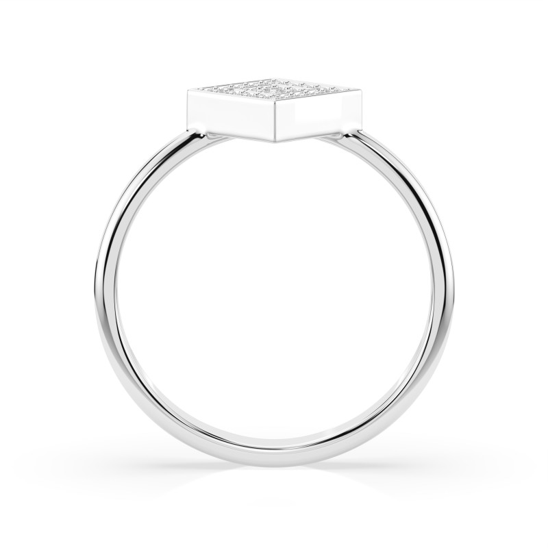 Pierścionek Iluzja z Diamentami KB 101-10074-W-0.1