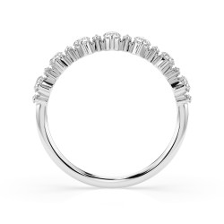 Pierścionek Wieczność z diamentami 101-10147-W-0.42 - Jubiler Sezam