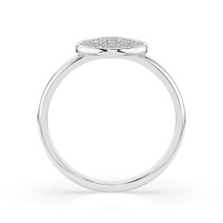 Pierścionek Iluzja z diamentami 101-10068-W-0.23 - Jubiler Sezam