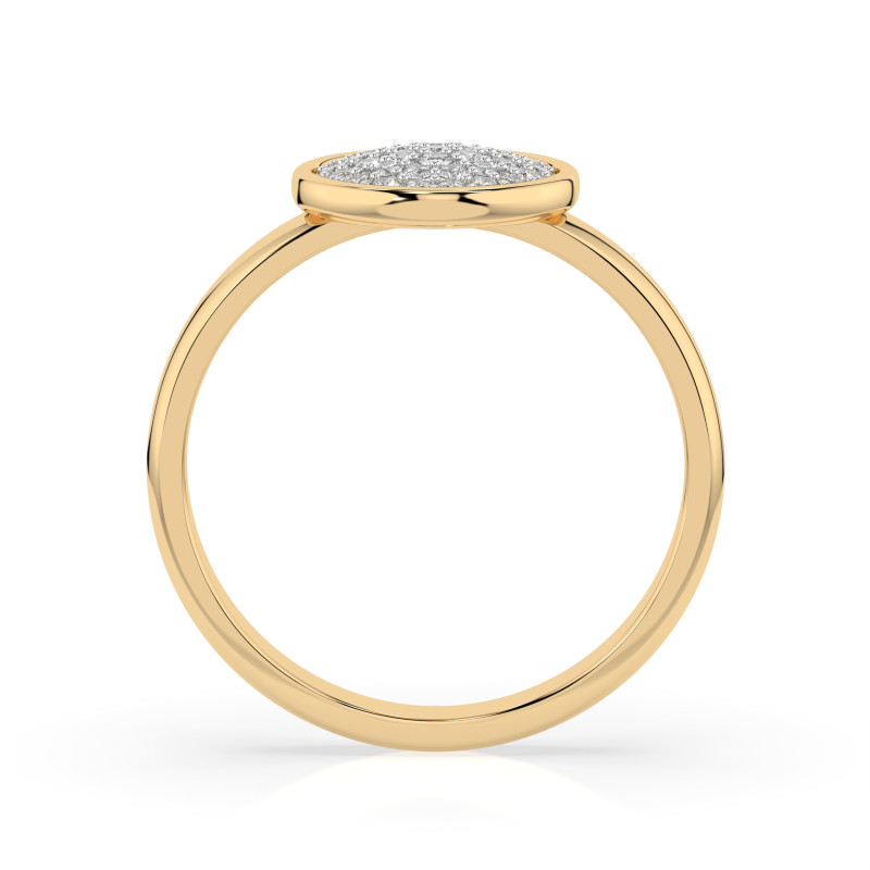 Pierścionek Iluzja z Diamentami KB 101-10068-Y-0.23