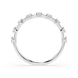 Pierścionek Wieczność z diamentami 101-10145-W-0.18 - Jubiler Sezam