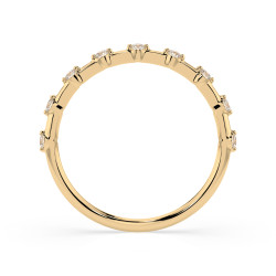 Pierścionek Wieczność z diamentami 101-10145-Y-0.18 - Jubiler Sezam