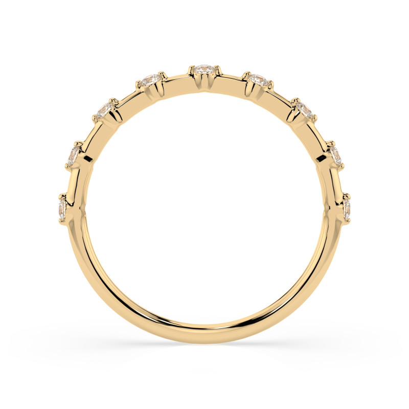 Pierścionek Wieczność z diamentami 101-10145-Y-0.18 - Jubiler Sezam