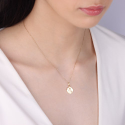 Medalik złoty 14 karat Szkaplerz beczułka