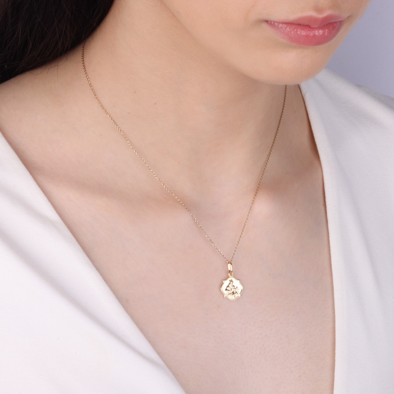 Medalik złoty 14 karat Szkaplerz beczułka