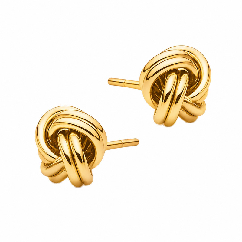 Kolczyki M3-106 2r GOLD mini Ag 925, złoto, sztyft