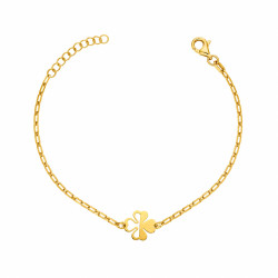 Bransoleta M3-653 GOLD, Ag 925, konicz, anker