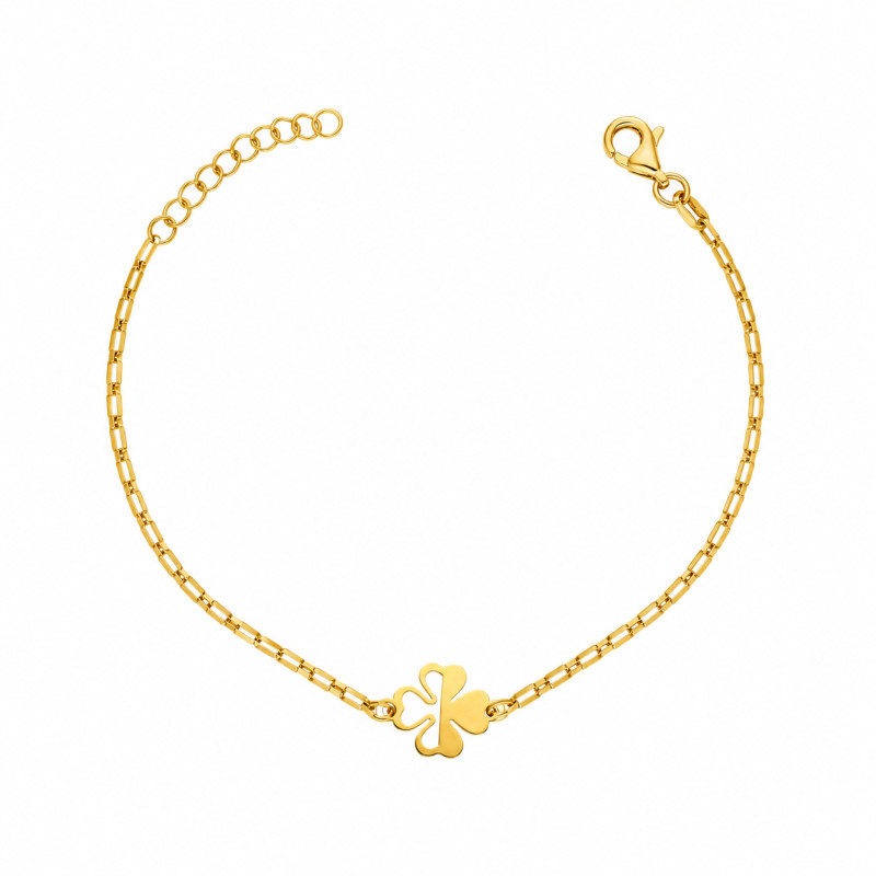 Bransoleta M3-653 GOLD, Ag 925, konicz, anker