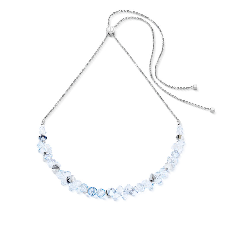 Naszyjnik stalowy Coeur de Lion z kryształami Blue 4639101817