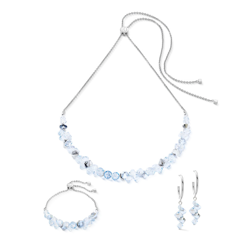 Kolczyki stalowe Coeur de Lion z kryształami Blue 4639211817